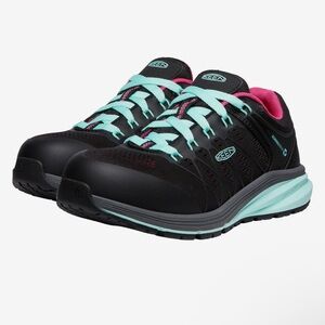 KEEN Women's Black and Teal Athletic Shoes